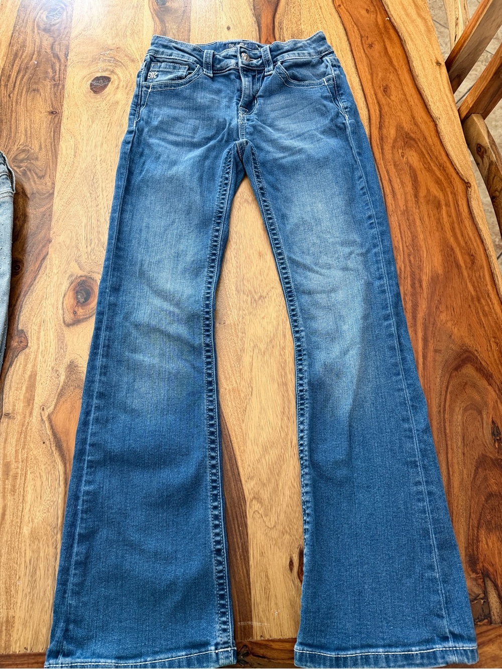 Miss Me Girls Blue Bootcut Jeans